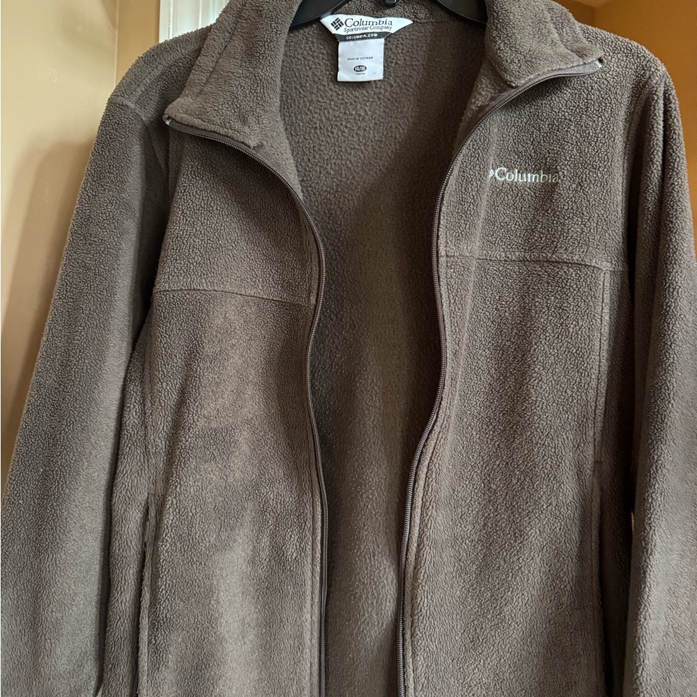 Columbia Brown Fleece Jacket